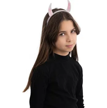 Karnevalový doplněk Carnival Toys&nbsp;Fluorescenční čelenka s rohy