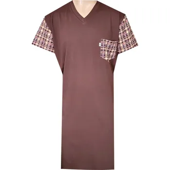 Pánská noční košile Pánská Noční Košile FOLTÝN NK422 Velikost: 6XL, Materiál: Krátký rukáv
