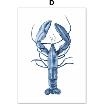 Plakát Plakát s mořskými motivy | Obraz, Plakát - D , 13 x 18 cm bez rámu