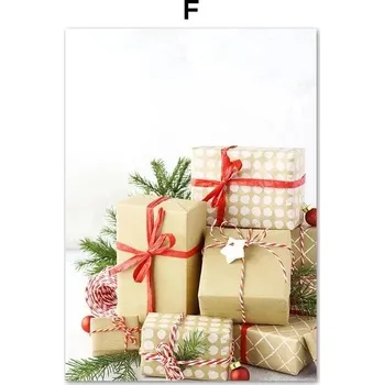 Obraz Obraz se zimními motivy | Dekorace na zeď, Vánoční obraz - F , 60 x 80 cm bez rámu