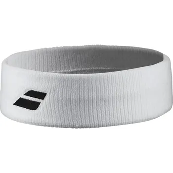 Sportovní čelenka Čelenka Babolat Logo Headband White/White