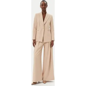 Maryley Kalhoty z materiálu 25EB579/43PG Béžová Regular Fit L