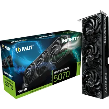 Grafická karta PALIT GeForce RTX 5070 Infinity 3 12G NE75070019K9-GB2050S