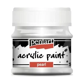 Vodová barva Pentart Akrylová barva perleťová PENTART 50 ml ŠEDÁ