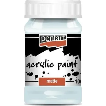 Vodová barva Pentart Akrylová barva matná PENTART 100 ml LEDOVÁ MODRÁ