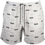 Karl Lagerfeld KL21MBM06 Pánské plavky bílé S