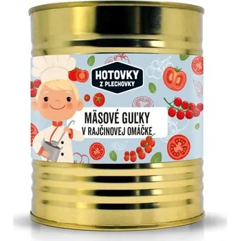 Hotové jídlo Hlavní jídlo Hotovky z plechovky Masové kuličky v rajské omáčce 800g