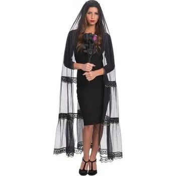 Karnevalový kostým Carnival Toys&nbsp;Černý dlouhý závoj