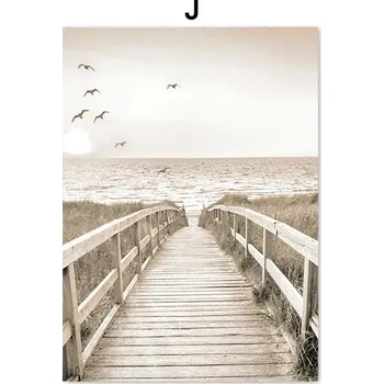 Obraz Krajina na plátně | nástěnný obraz, boho dekorace - J , 30 x 45 cm bez rámu