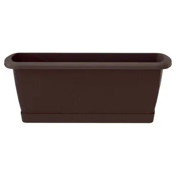Truhlík Truhlík samozavlažovací RESPANA EASYCARE - hnědý 39,7 cm