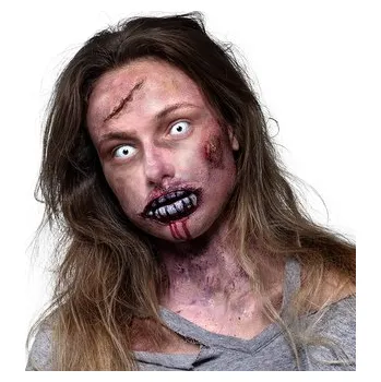Karnevalový doplněk Boland&nbsp;Kontaktní čočky zombie