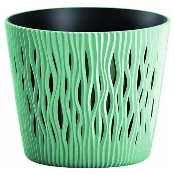 Květináč Květináč SANDY ROUND, vklad - šalvěj 15,8 cm