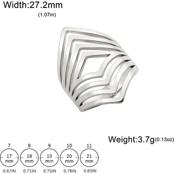 Prsten Ocelový minimalistický prsten pro ženy | dámský šperk - B Ocel , 10