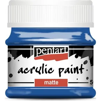 Vodová barva Pentart akrylové barvy 50 ml Barva: Pentart blue - mat