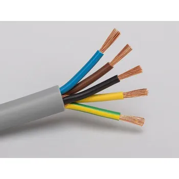 elektrický kabel Silový flexibilní kabel YSLY-JB 5x2.5 – 5žilový ovládací kabel s PVC izolací