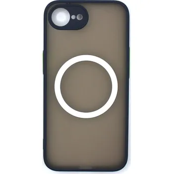 MagSafe silikonový kryt pro iPhone 16E - Modrý