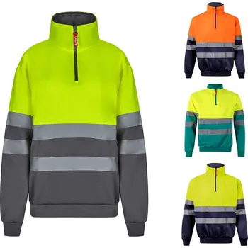 Pánská mikina VL THOR LARGE. Dvoubarevná mikina (300 g/m²) z polyesterového fleecu (100 %) 1 bez potisku bez potisku