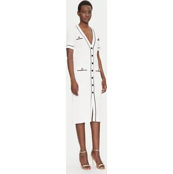 Dámské šaty Luisa Spagnoli Úpletové šaty Candelotto 100004 Écru Regular Fit M