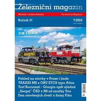 Časopis Železniční magazín 7/2024 Literatura zm2407