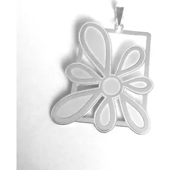 Přívěsek Stříbrný přívěsek květina - PA0344 (Stříbrný přívěsek kytka prořezávaná)