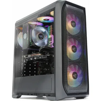 Zalman N5 MF ATX, RGB fan x4, Mesh