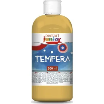 Speciální výtvarná barva Pentart Temperová barva Junior PENTART 500 ml ZLATÁ