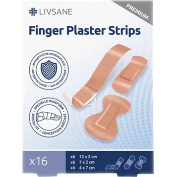 Náplast LIVSANE Náplasti na prsty 16ks