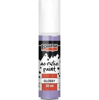 Vodová barva Pentart Akrylová barva lesklá PENTART 20 ml SVĚTLÁ PURPUROVÁ