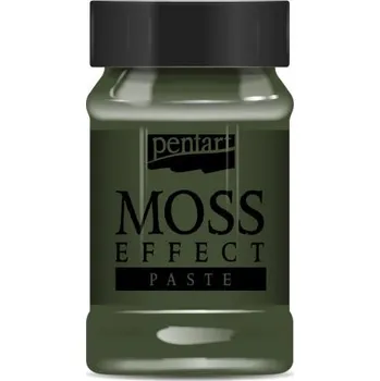 Výtvarná barva Pentart Pasta s mechovým efektem MOSS EFFECT PENTART 100 ml TMAVÁ ZELENÁ