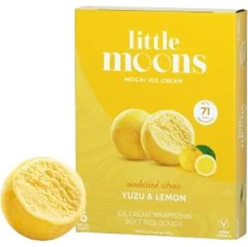 Bonbon Little Moons Vegan yuzu mochi se zmrzlinou