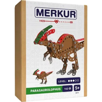 Hračka Merkur F007 Dinosauři: Parasaurolophus 162 dílků KOVOVÁ (stavebnice)