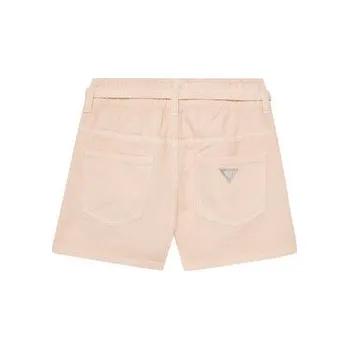 Dámské kalhoty Guess Kalhoty z materiálu J5GD15 WH630 Růžová Regular Fit 14Y