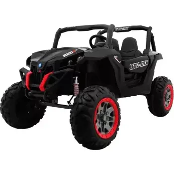 Dětské elektrovozidlo Elektrická terénní bugina SuperStar, 4x4+MP4, modrá Černá