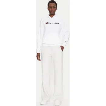 Pánská mikina Champion Mikina Slim Big Logo 118097 Bílá Regular Fit S