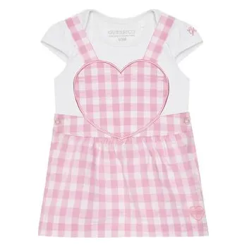 Dámské šaty Guess Každodenní šaty S5GG10 K6YW4 Bílá Regular Fit 6_9M