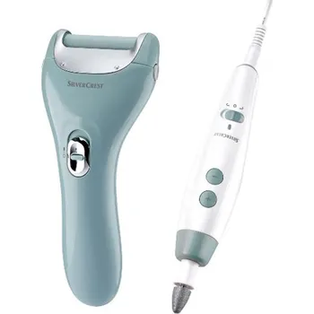 SILVERCREST® PERSONAL CARE Sada na manikúru a pedikúru, zelená, 2dílná