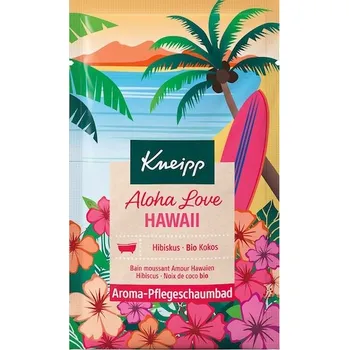 Koupelová pěna Kneipp Prisada-do-koupele Penove-a-kremove-koupeleAroma pěna do koupele Aloha Love Hawaii 50 ml (660,00 Kč / 1 l)