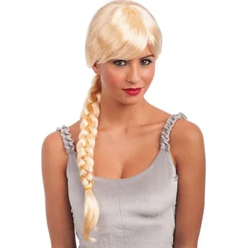 Karnevalová paruka Carnival Toys&nbsp;Dámská blond paruka s copem