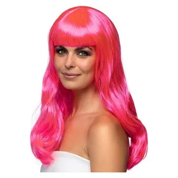 Karnevalový kostým Boland&nbsp;Paruka růžová dámská dlouhá