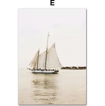 Obraz Krajina na plátně | nástěnný obraz, boho dekorace - E , 20 x 25 cm bez rámu