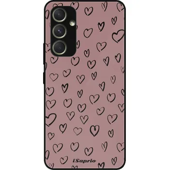 Pouzdro na mobilní telefon Lesklé pouzdro Exclusive iSaprio - Heart Dark - Samsung Galaxy A54 5G