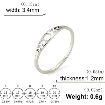 Prsten Ocelový prsten | módní šperk - Styl 4 Ocel , 11