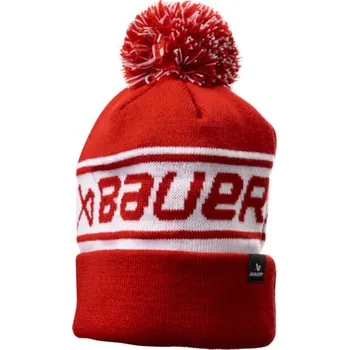 Čepice Kulich Bauer Team Ribbed Pom Red