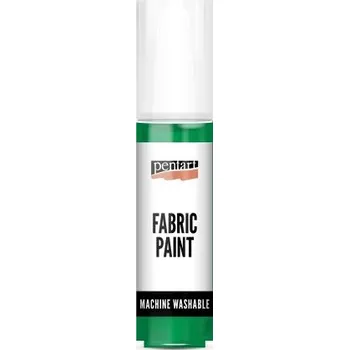 Speciální výtvarná barva Pentart Barva na světlý a tmavý textil PENTART 20 ml ZELENÁ