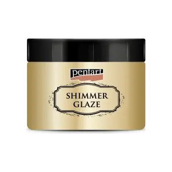 Speciální výtvarná barva Pentart Třpytivá glazura PENTART 150 ml ZLATÁ