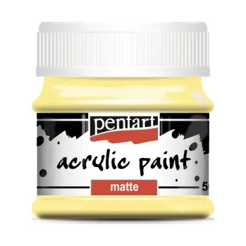 Vodová barva Pentart Akrylová barva matná PENTART 50 ml VANILKOVÁ