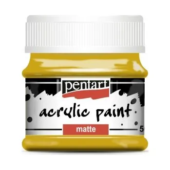 Vodová barva Pentart Akrylová barva matná PENTART 50 ml OKROVÁ