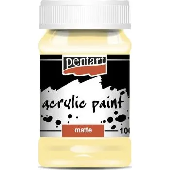 Vodová barva Pentart Akrylová barva matná PENTART 100 ml BÍLÁ KÁVA