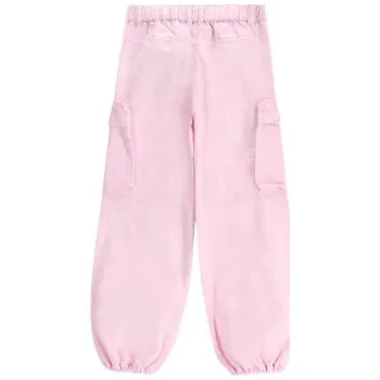 Dámské kalhoty Coccodrillo Kalhoty z materiálu WC5119101DGJ Růžová Slim Fit 146