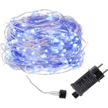 SPRINGOS LED řetěz Nano - 30m, 300LED, 8 funkcí, IP44, modrá